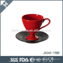 creditable ceramic large tea cup and saucer